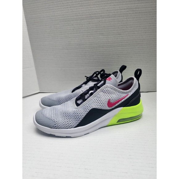 Nike Air Max Motion GS Wolf Grey Pink Anthracit Girl's Sneaker Size 7Y Wnms 8.5 - Picture 2 of 9